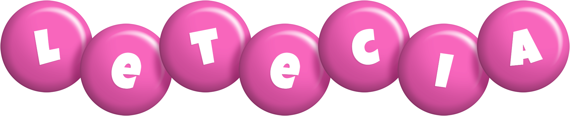 Letecia candy-pink logo