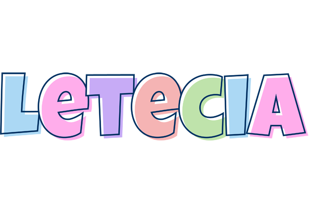 Letecia pastel logo