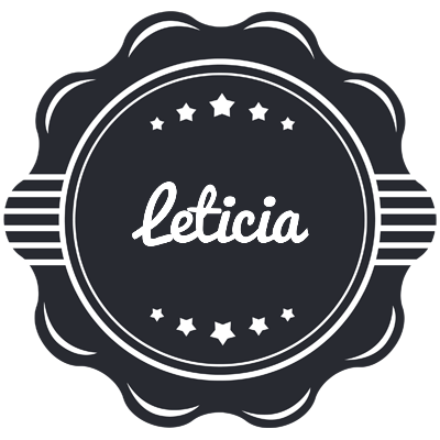 Leticia badge logo