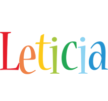 Leticia birthday logo