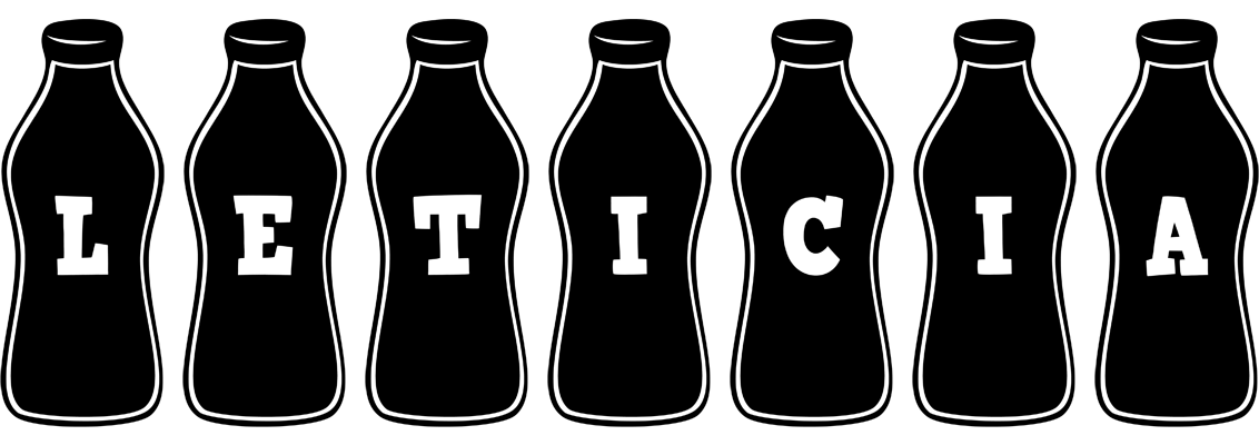 Leticia bottle logo