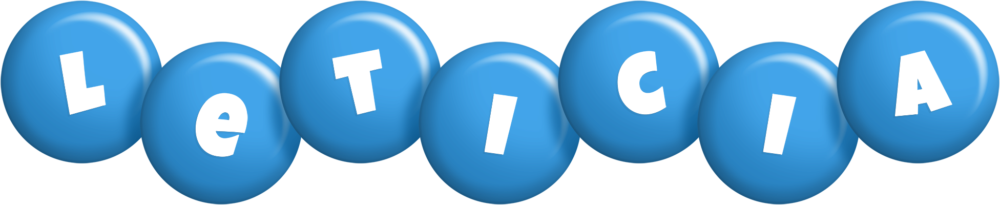 Leticia candy-blue logo