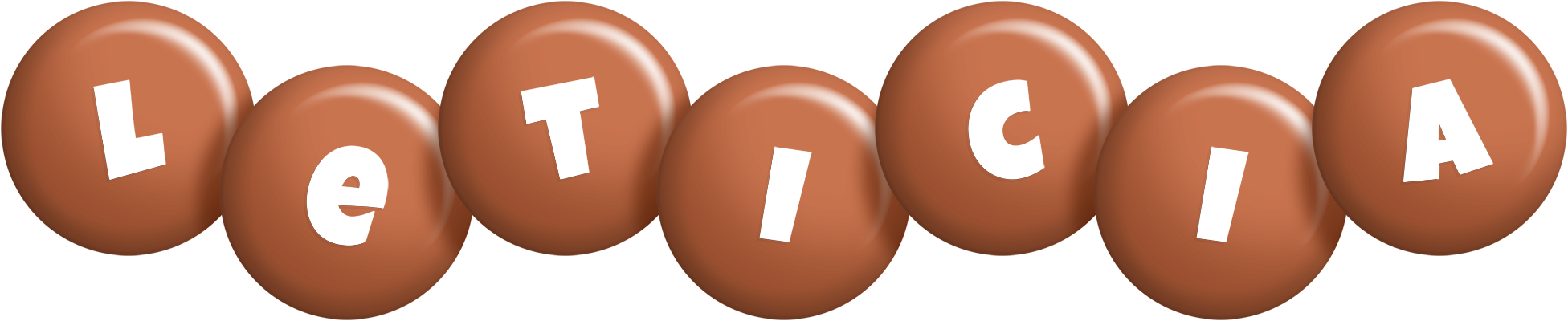 Leticia candy-brown logo