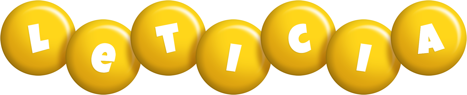 Leticia candy-yellow logo