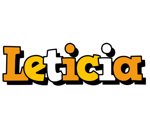 Leticia cartoon logo