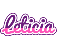 Leticia cheerful logo