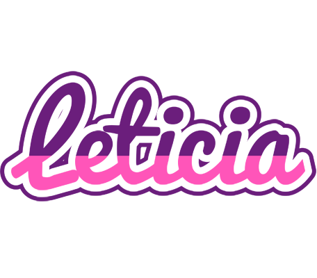 Leticia cheerful logo
