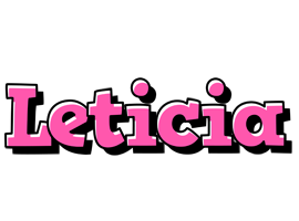 Leticia girlish logo