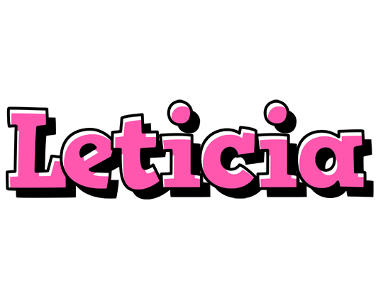 Leticia girlish logo