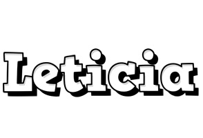 Leticia snowing logo
