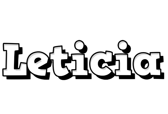 Leticia snowing logo