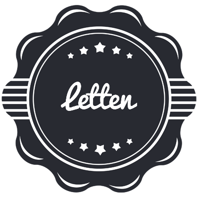 Letten badge logo