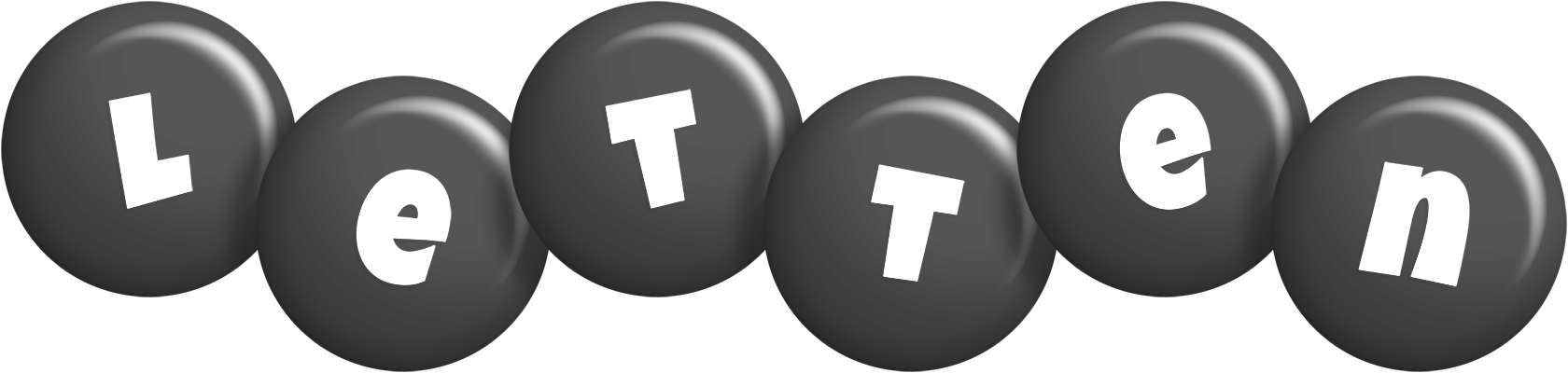 Letten candy-black logo