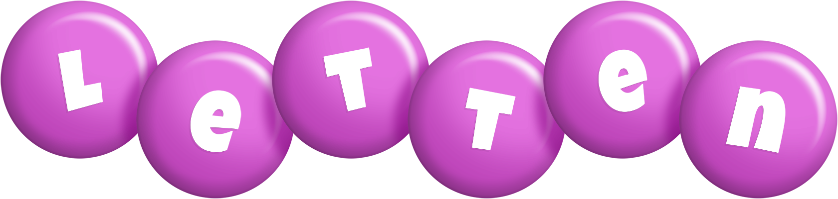 Letten candy-purple logo