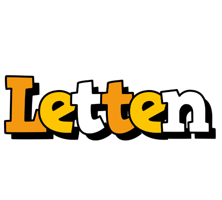 Letten cartoon logo