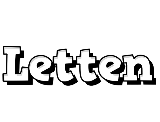 Letten snowing logo