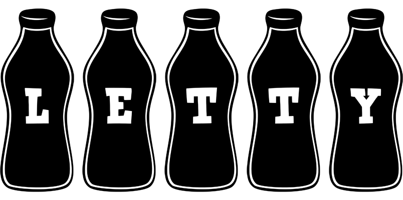 Letty bottle logo