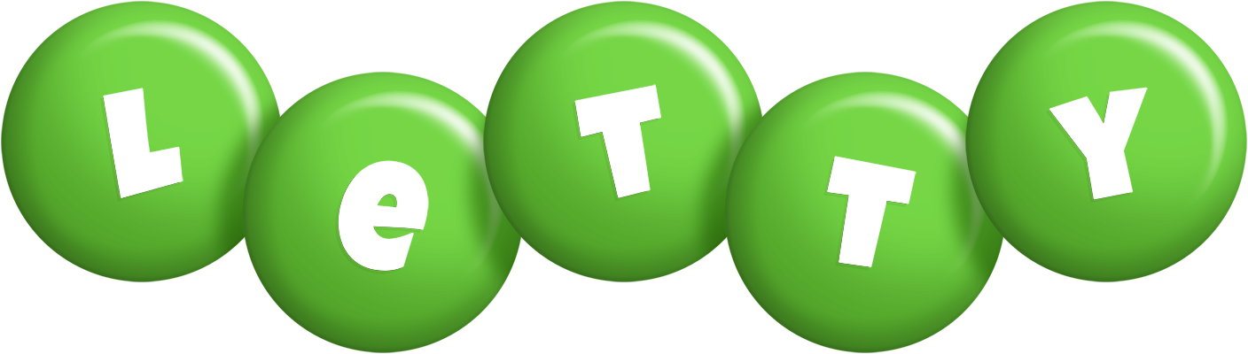 Letty candy-green logo
