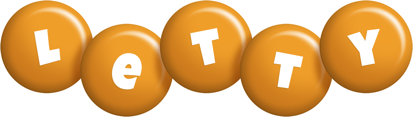 Letty candy-orange logo