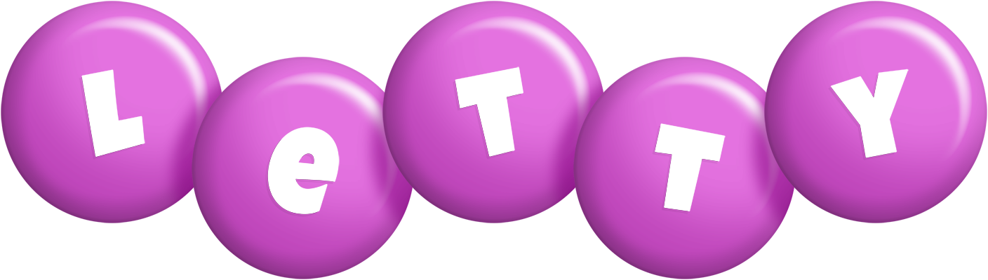 Letty candy-purple logo