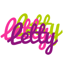 Letty flowers logo