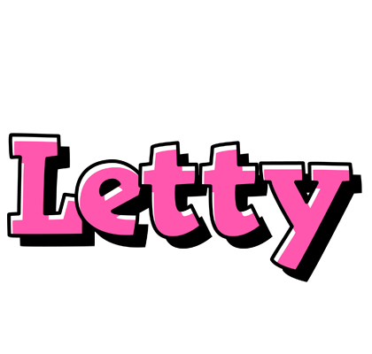 Letty girlish logo
