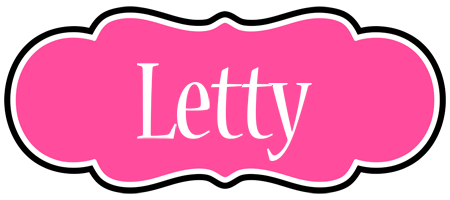 Letty invitation logo