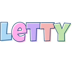 Letty pastel logo
