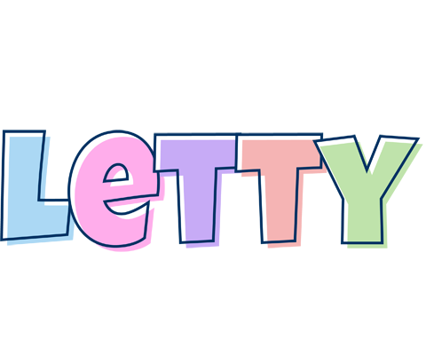 Letty pastel logo