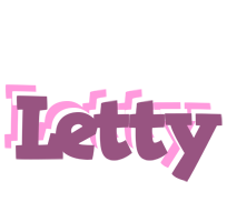 Letty relaxing logo