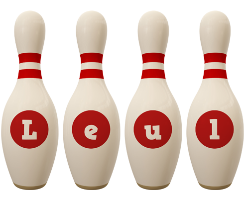 Leul bowling-pin logo