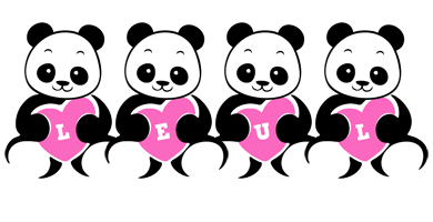 Leul love-panda logo