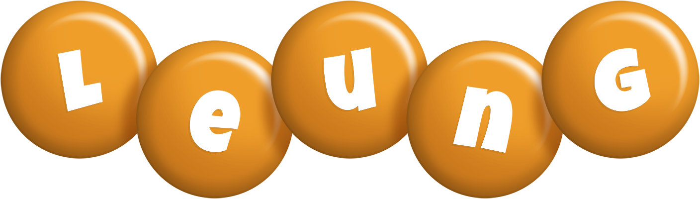 Leung candy-orange logo