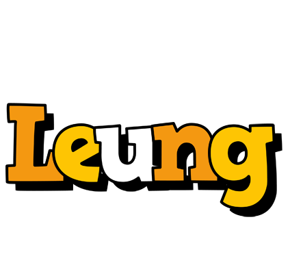 Leung cartoon logo