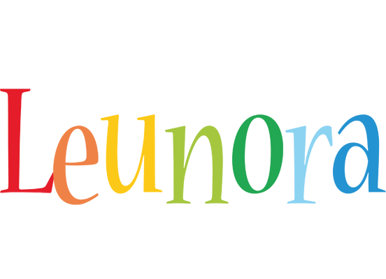 Leunora birthday logo