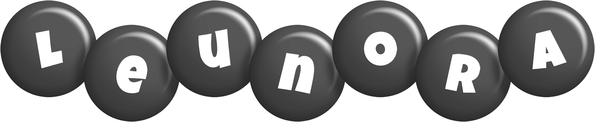 Leunora candy-black logo