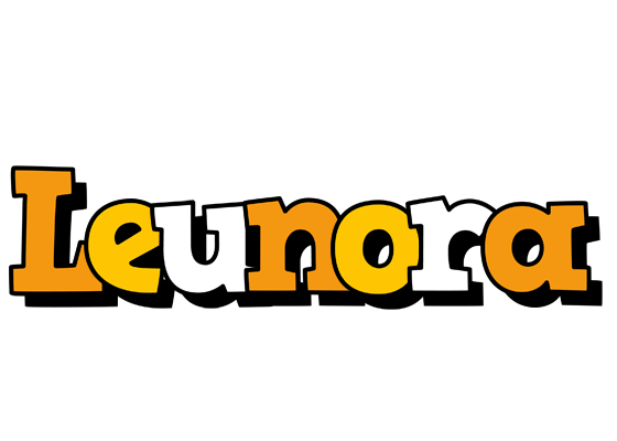 Leunora cartoon logo