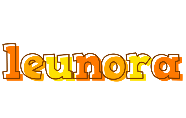 Leunora desert logo