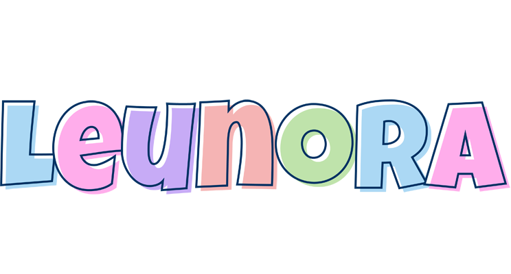 Leunora pastel logo