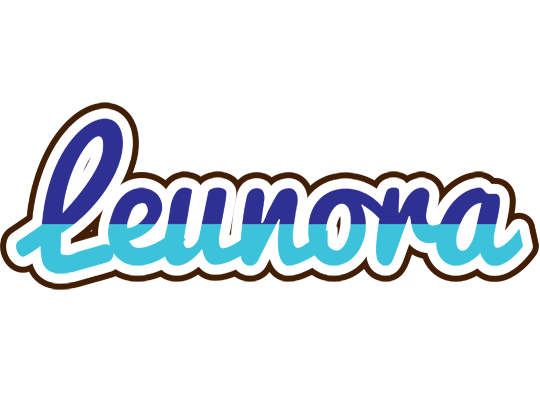 Leunora raining logo