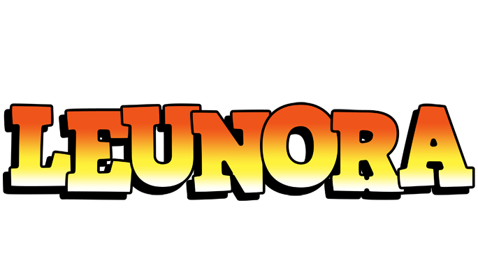 Leunora sunset logo