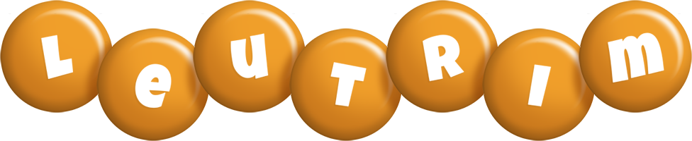 Leutrim candy-orange logo