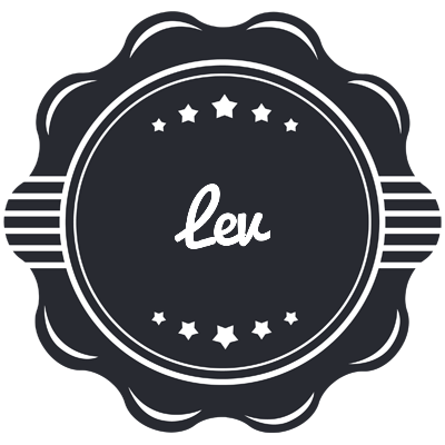 Lev badge logo