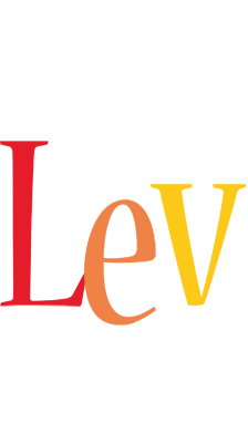 Lev birthday logo