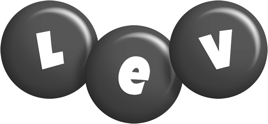 Lev candy-black logo