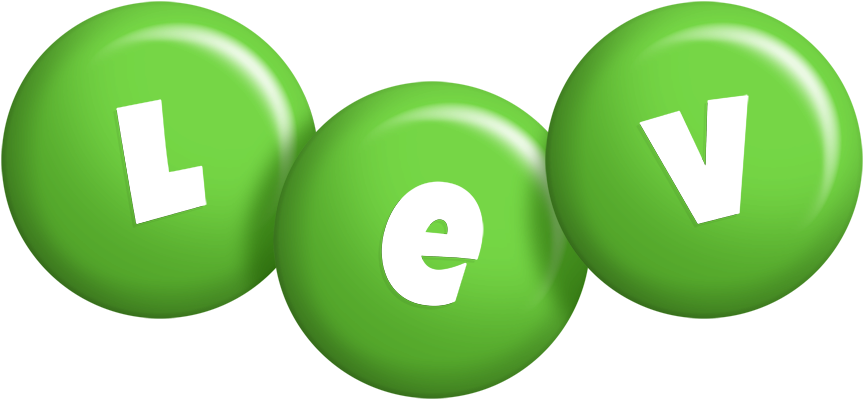 Lev candy-green logo