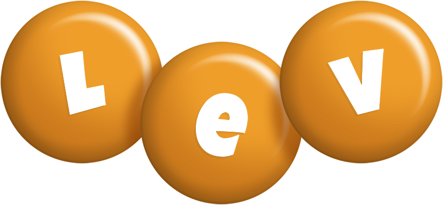 Lev candy-orange logo