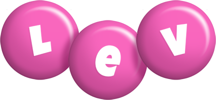 Lev candy-pink logo