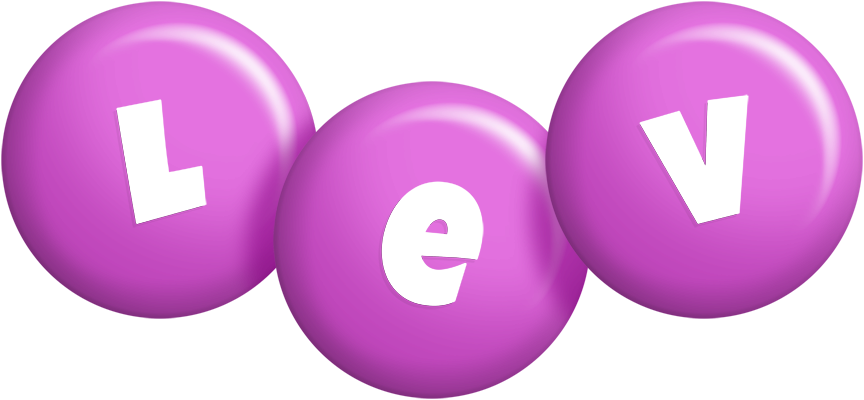 Lev candy-purple logo