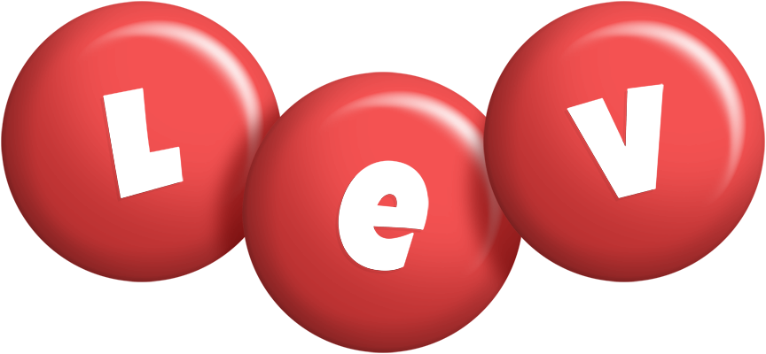 Lev candy-red logo